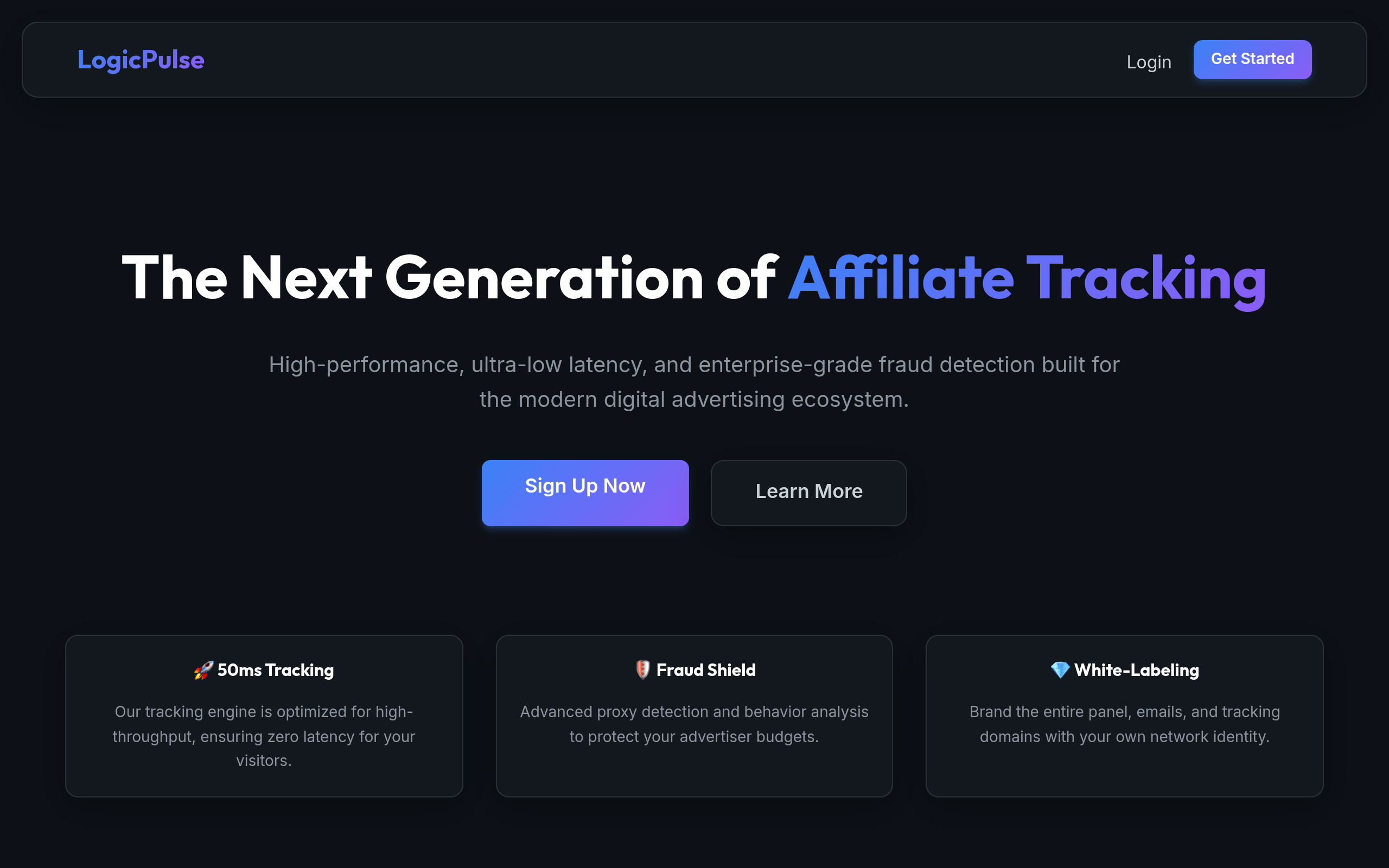 LogicPulse Tracking Platform