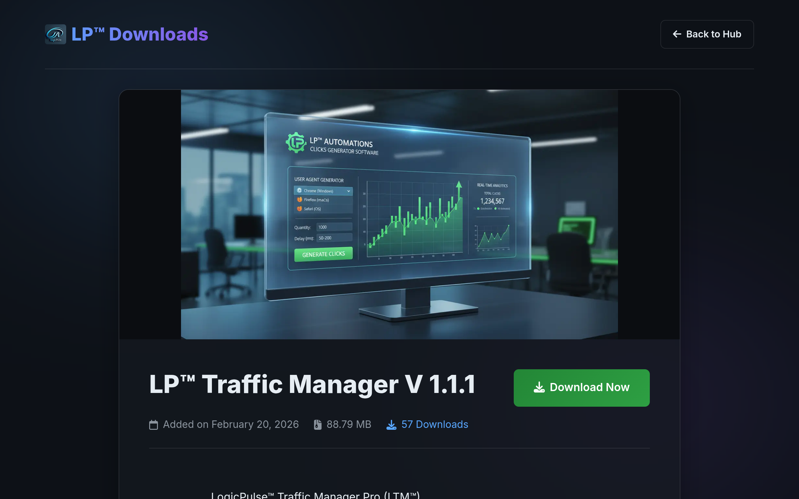 Traffic Sending Manager